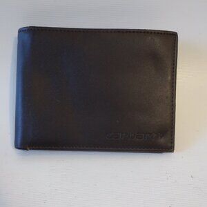 Mens Carhartt WIP Work in Progress Brown Leather Rock It Wallet